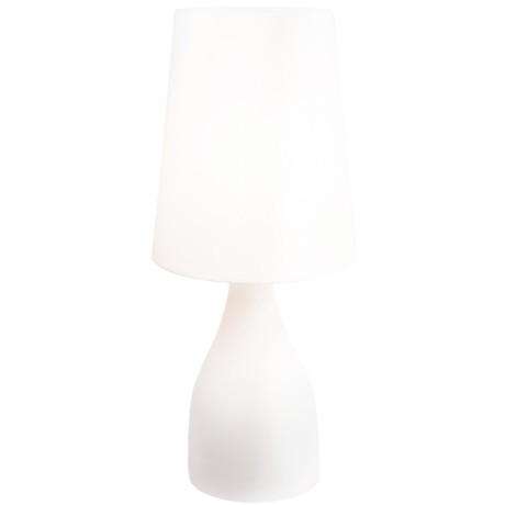 Ceramic lamp BELLA small white