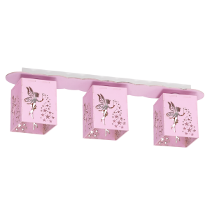 FAIRY PINK ceiling lamp 3xE27 60W