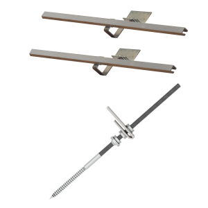 Extension mounting kit for 1 collector 2.0 pitched roof, universal