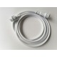 Power cable/extension WHITE for GIRILANDY 2m