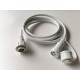 Power cable/extension WHITE for GIRILANDY 2m