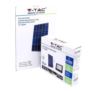 Projektor LED Solarny V-TAC 50W IP65 VT-300W 6000K 4200lm