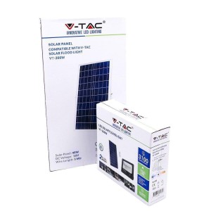 Projektor LED Solarny V-TAC 40W IP65 VT-200W 6000K 3100lm