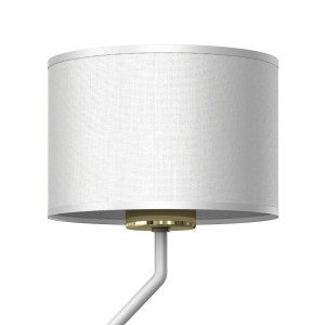 Wall lamp ALBION WHITE / COTTON 1xE27 + 1x mini GU10
