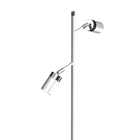 Floor lamp JOKER WHITE/CHROME 2xGU10