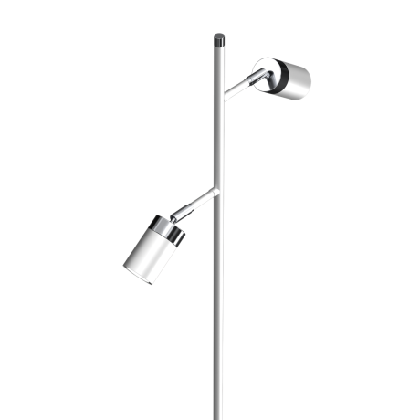 Floor lamp JOKER WHITE/CHROME 2xGU10
