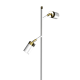 Lampa podłogowa JOKER WHITE/GOLD 2xGU10
