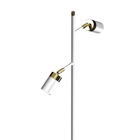 Floor lamp JOKER WHITE/GOLD 2xGU10