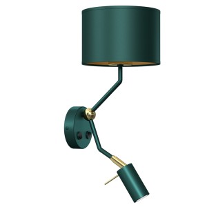 VERDE GREEN wall lamp + 1x mini GU10