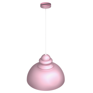 Hanging lamp CORIN PINK 1xE27