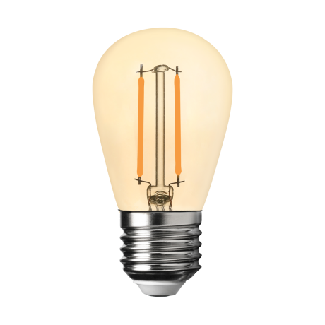LED Filament Bulb 1W ST45 E27 2700K Amber