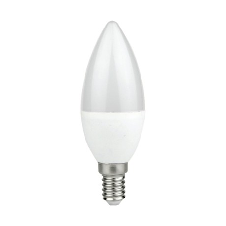 LED bulb 7W E14 C37 Candle. Colour: Warm