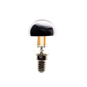 LED Filament Bulb 4W G45 E14 2700K TOP SILVER