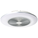 ARIA SILVER 38W LED ceiling light with a fan