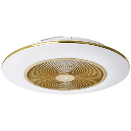 ARIA GOLD 38W LED ceiling light with a fan