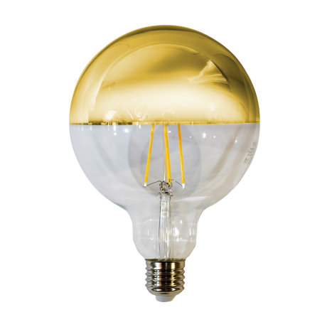 LED Filament Bulb 4W G45 E27 2700K Half Gold