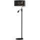 Lampa podłogowa SENSO Black/Gold 1xE27 + 1x mini GU10