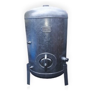 Galvanized water-air tank 150 L with Hydro-Vacuum accessories (vertical)