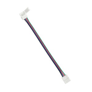 KONEKTOR PASEK LED P-P KABEL RGB 10mm / P-P RGB cable LED strips connector 10mm