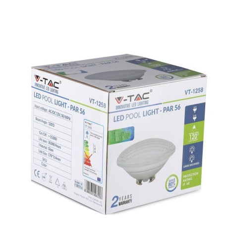 Żarówka LED V-TAC Basenowa 12W PAR56 VT-1262 6400K 1200lm
