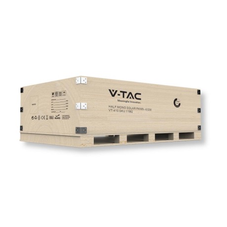 Moduł Panel Fotowoltaiczny V-TAC 410W BLACK FRAME VT-410
