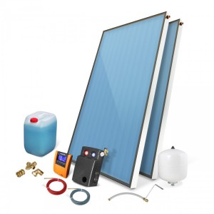 Solar set solar collector STANDARD 2 x 2.85 without storage tank
