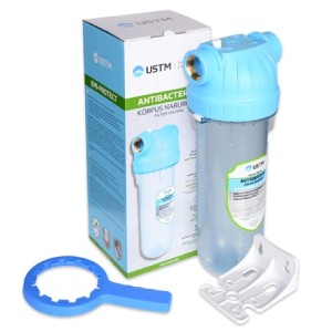 USTM Emi Protect WFW12 10" anti-bacterial narurine body with connection 1/2"+ kit