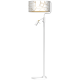 Lampa podłogowa ZIGGY WHITE White/Gold 1xE27 +1x mini GU10