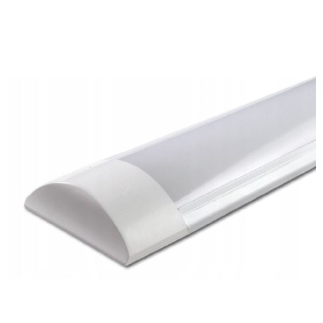 LED linear luminaire for surface mounting.