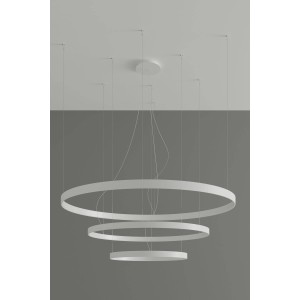 Żyrandol RIO 3 55/78/110 biały LED 4000K