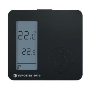 Euroster wired temperature controller 4010, black