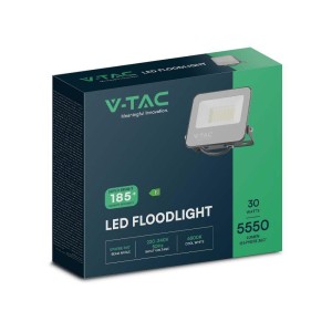 Projektor LED V-TAC 30W 185Lm/W SAMSUNG CHIP Czarny VT-4435 4000K 5550lm
