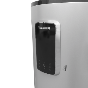 WEBER HP hot water heat pump with 200 l storage tank.