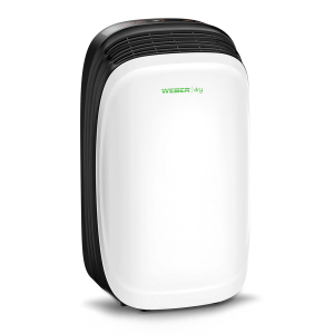 WEBER DRY PD100A home dehumidifier in white.