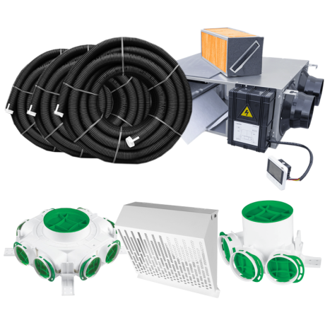 Weber REQ ECO 200 recuperator - self-assembly kit for a house up to 100 m²
