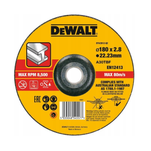 Cutting disc DT43912-QZ 180x3.0x22.23MM DEWALT
