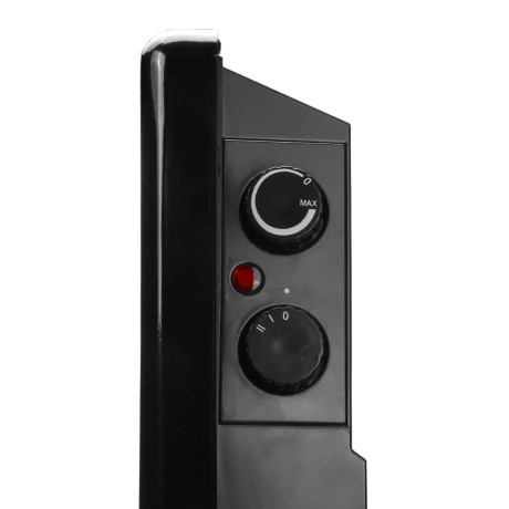 Grzejnik panelowy konwektorowy o mocy 2000 W Weber Heat PN-2000 - kolor czarny.
