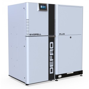 Evopell Plus DEFRO pellet boiler with a capacity of 12 kW.