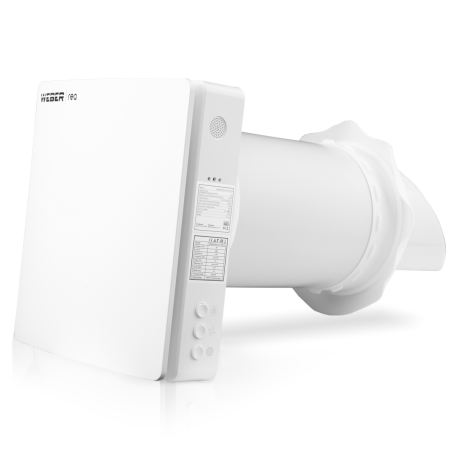 Wall air recuperator (magnetic installation) AV-TTW5-W with remote control and Wi-Fi.