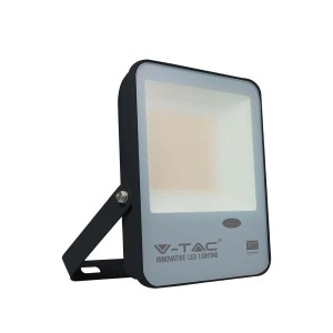 Projektor LED V-TAC 50W Czujnik Światła SAMSUNG CHIP 100lm/W Czarny VT-57 6500K 5000lm 5 Lat Gwarancji
