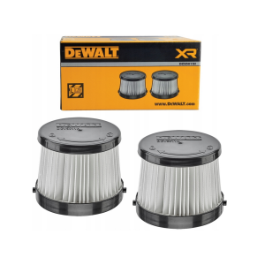 Wymienne filtry HEPA do odkurzacza DCV501L marki DeWALT (2 szt.).