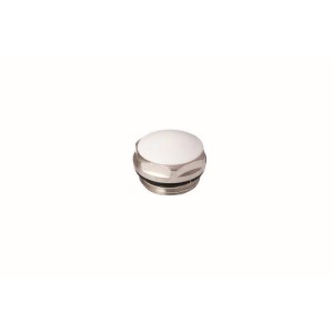 Заглушка-пробка с уплотнительным кольцом на 1/2" белая