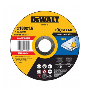 DT43908 cutting disc 180 x 1.6 x 22.2 m DeWALT