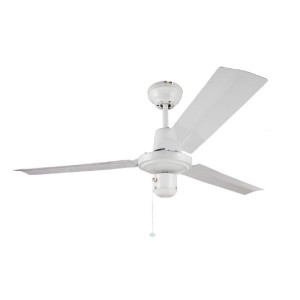 Daxton Fan PROPELLER ceiling fan with chain (122 cm) in white.