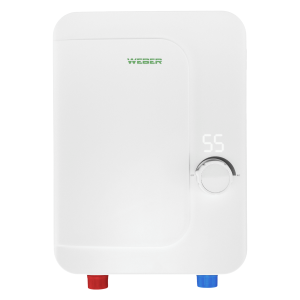 Electric instantaneous water heater - multipoint, vertical model WEBER WP AT-55D.