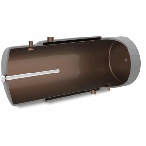 Domestic hot water storage tank 80l horizontal E-DW 80 bunded, enamelled