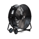 Industrial mobile floor fan, with built-in carriage Turbo Power Daxton Fan 330 W black.