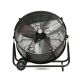 Industrial floor fan with built-in carriage and adjustable canopy Turbo Power Daxton Fan 330 W black.