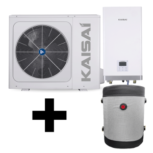 Kaisai Split Arctic 8 kW heat pump (KHA + KMK), 3 phases + free of charge!
