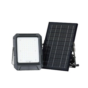 Projektor LED Solarny V-TAC 10W Pilot, AUTO, Timer, IP65 Czarny VT-55W 4000K 1000lm